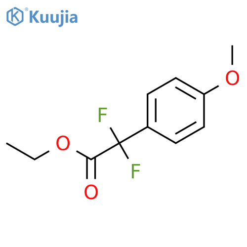 Ethyl 2,2-difluoro-2-(4-methoxyphenyl)acetate structure