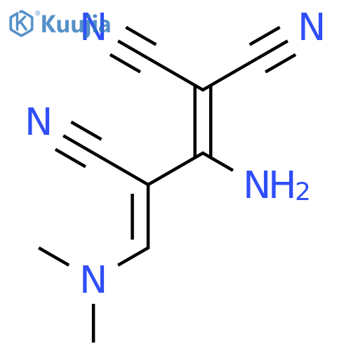 2-Amino-4-(dimethylamino)-1,3-butadiene-1,1,3-tricarbonitrile structure