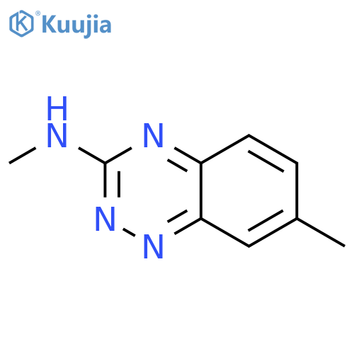 N,7-dimethyl-1,2,4-benzotriazin-3-amine structure