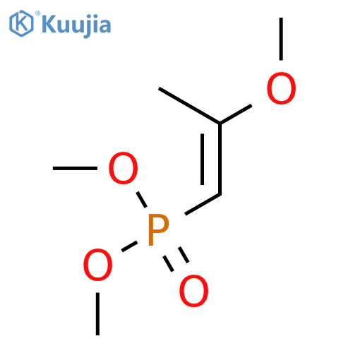 Phosphonic acid, (2-methoxy-1-propenyl)-, dimethyl ester structure