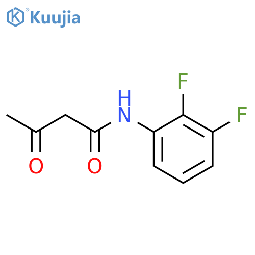 N-(2,3-difluorophenyl)-3-oxobutanamide structure