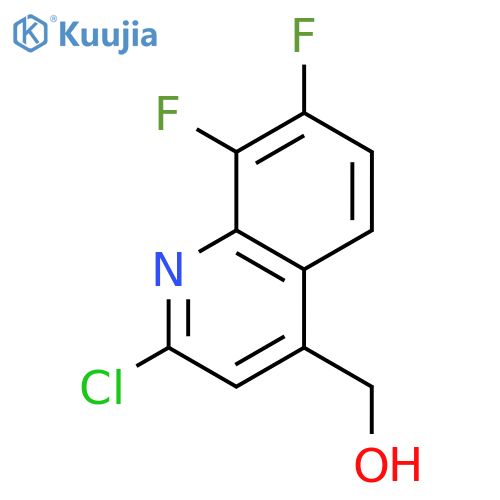 4-Quinolinemethanol, 2-chloro-7,8-difluoro- structure
