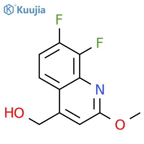 (7,8-Difluoro-2-methoxyquinolin-4-yl)methanol structure
