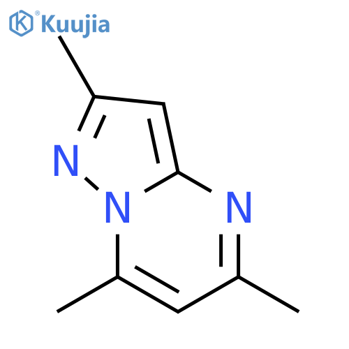2,5,7-Trimethylpyrazolo1,5-apyrimidine structure