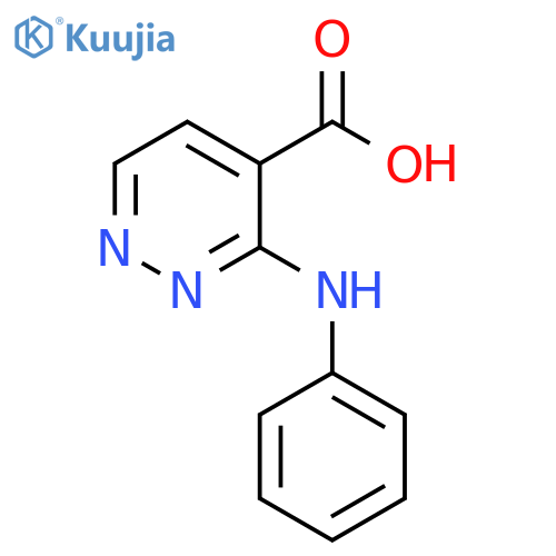 3-(phenylamino)-4-Pyridazinecarboxylic acid structure