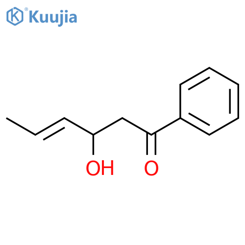4-Hexen-1-one, 3-hydroxy-1-phenyl- structure