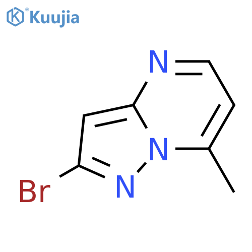 2-bromo-7-methylpyrazolo[1,5-a]pyrimidine structure