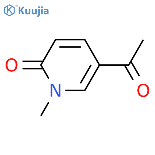 5-acetyl-1-methylpyridin-2-one structure