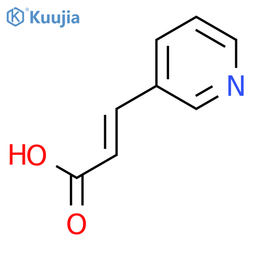 3-(3-pyridyl)prop-2-enoic acid structure