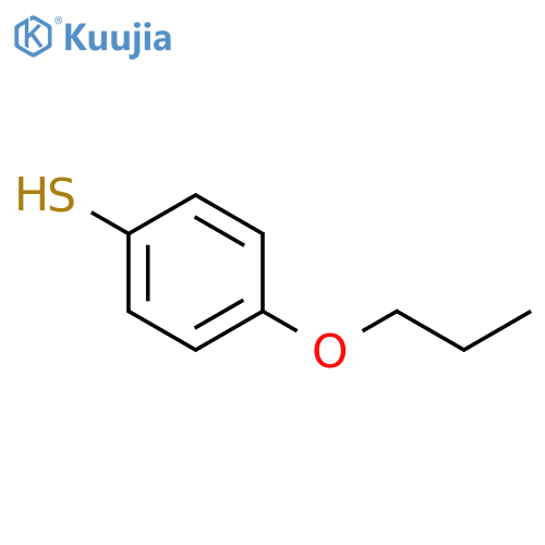 Benzenethiol, 4-propoxy- structure