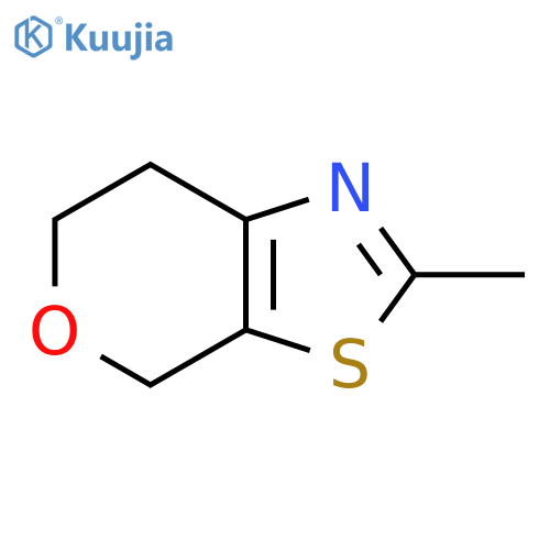 2-Methyl-6,7-dihydro-4H-pyrano[4,3-d]thiazole structure