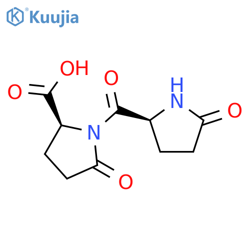 1-L-Pyroglutamyl-L-pyroglutamic Acid structure