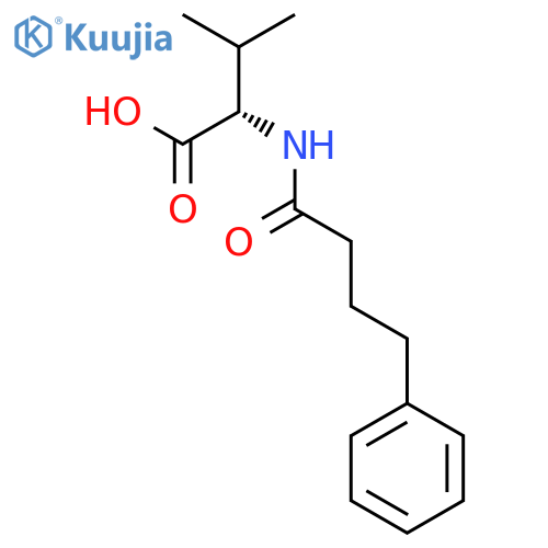 L-Valine, N-(1-oxo-4-phenylbutyl)- structure