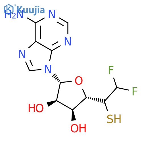 Adenosine,5'-S-(difluoromethyl)-5'-thio- (9CI) structure