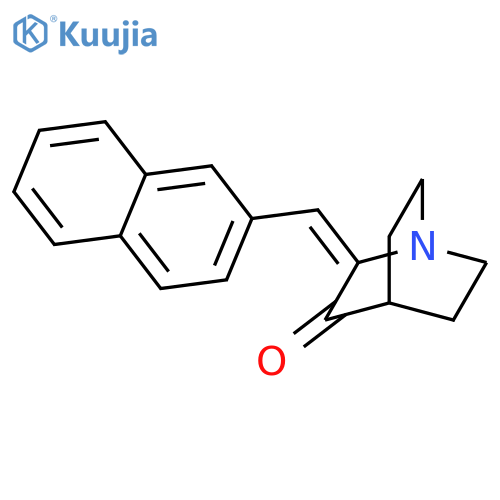 1-Azabicyclo[2.2.2]octan-3-one, 2-(2-naphthalenylmethylene)- structure