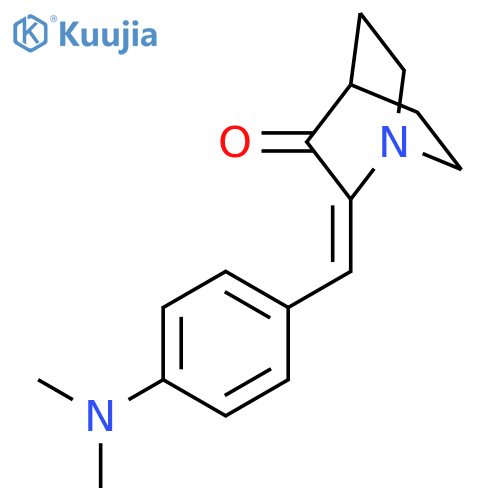 1-Azabicyclo[2.2.2]octan-3-one,2-[[4-(dimethylamino)phenyl]methylene]- structure