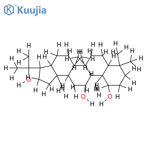 (1alpha,11alpha)-1,11,22-Hopanetriol structure