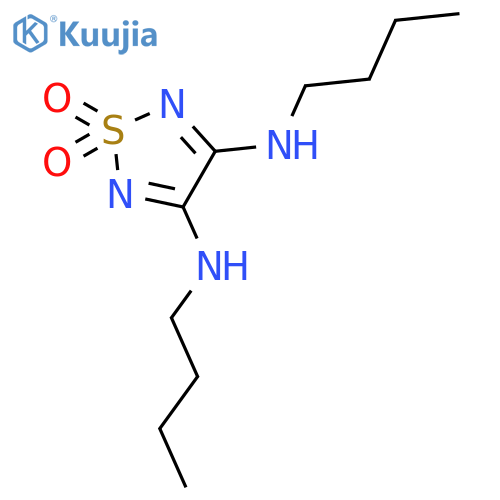 1,2,5-Thiadiazole-3,4-diamine, N,N'-dibutyl-, 1,1-dioxide structure