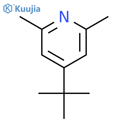 Pyridine, 4-(1,1-dimethylethyl)-2,6-dimethyl- structure
