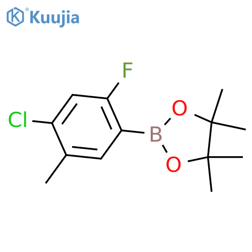 4-Chloro-2-fluoro-5-methylphenylboronic Acid Pinacol Ester structure