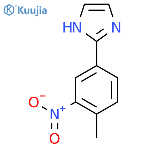2-(4-methyl-3-nitrophenyl)-1H-Imidazole structure