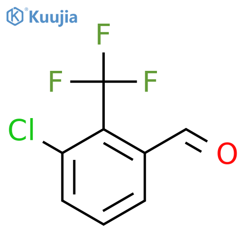3-chloro-2-(trifluoromethyl)benzaldehyde structure