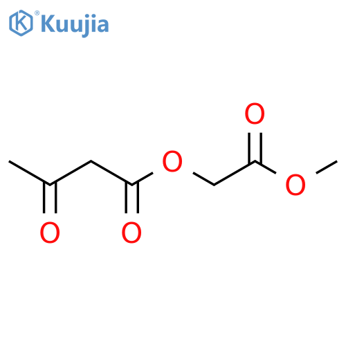 (2-methoxy-2-oxoethyl) 3-oxobutanoate structure