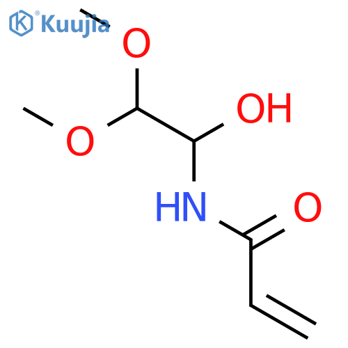 N-(1-Hydroxy-2,2-dimethoxy-ethyl)-acrylamide structure