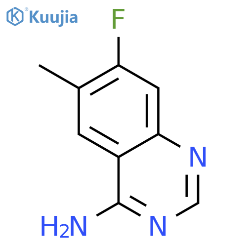 7-Fluoro-6-methylquinazolin-4-amine structure