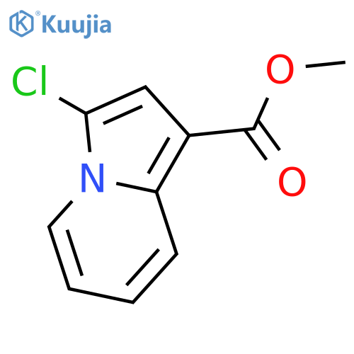 3-chloro-1-Indolizinecarboxylic acid methyl ester structure
