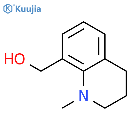1,2,3,4-tetrahydro-1-methyl-8-Quinolinemethanol structure