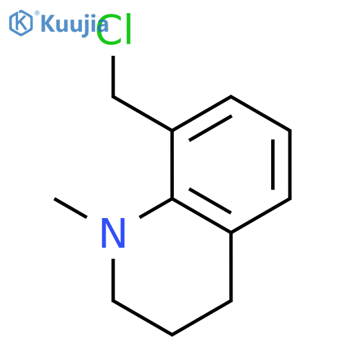 Quinoline, 8-(chloromethyl)-1,2,3,4-tetrahydro-1-methyl- structure