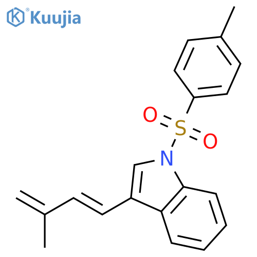 1H-Indole, 3-(3-methyl-1,3-butadienyl)-1-[(4-methylphenyl)sulfonyl]- structure