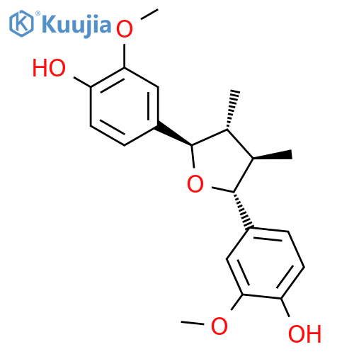Phenol,4,4'-[(2R,3R,4R,5R)-tetrahydro-3,4-dimethyl-2,5-furandiyl]bis[2-methoxy- structure
