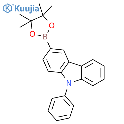 9-Phenyl-3-(4,4,5,5-tetramethyl-1,3,2-dioxaborolan-2-yl)-9H-carbazole structure