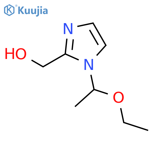 1H-Imidazole-2-methanol, 1-(1-ethoxyethyl)- structure