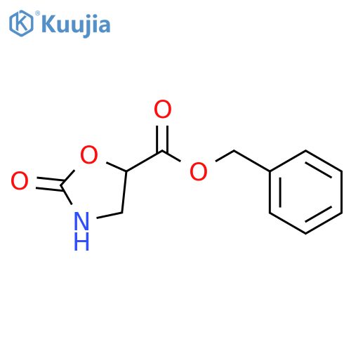 (S)-benzyl 2-oxooxazolidine-5-carboxylate structure