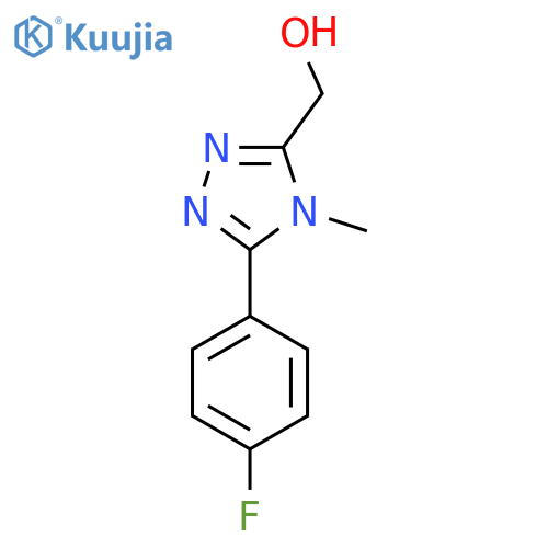 5-(4-Fluorophenyl)-4-methyl-4H-1,2,4-triazol-3-ylmethanol structure