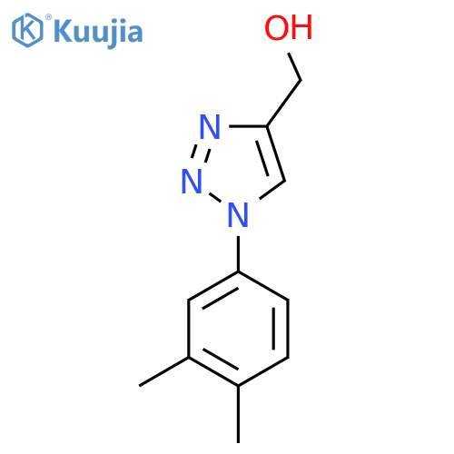 [1-(3,4-dimethylphenyl)-1H-1,2,3-triazol-4-yl]methanol structure