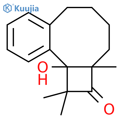Benzo[a]cyclobuta[c]cycloocten-2(1H)-one, 2a,3,4,5,6,10b-hexahydro-10b-hydroxy-1,1,2a-trimethyl- structure