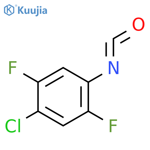 1-chloro-2,5-difluoro-4-isocyanatobenzene structure