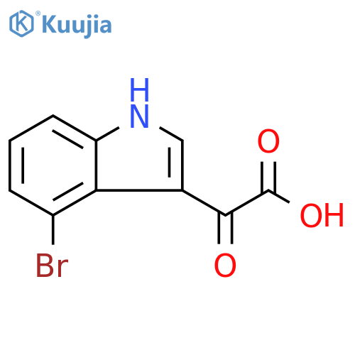 2-(4-Bromo-3-indolyl)-2-oxoaceticAcid structure