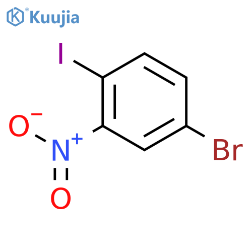 4-Bromo-1-iodo-2-nitrobenzene structure