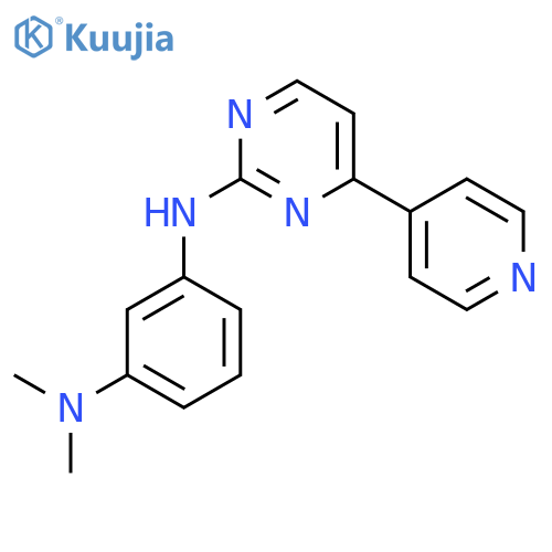 1,3-BENZENEDIAMINE, N,N-DIMETHYL-N'-[4-(4-PYRIDINYL)-2-PYRIMIDINYL]- structure