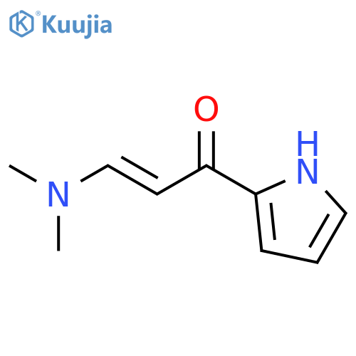 (E)-3-(dimethylamino)-1-(1H-pyrrol-2-yl)prop-2-en-1-one structure