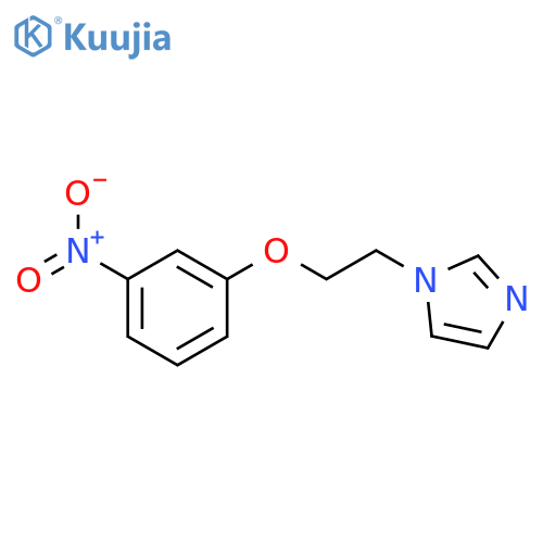 1H-Imidazole, 1-[2-(3-nitrophenoxy)ethyl]- structure