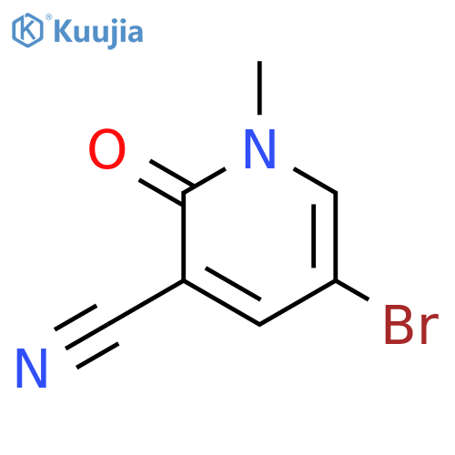 5-Bromo-1-methyl-2-oxo-1,2-dihydropyridine-3-carbonitrile structure