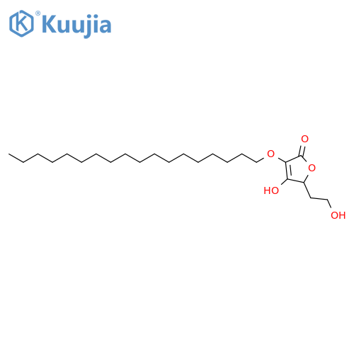 2(5H)-Furanone, 4-hydroxy-5-(2-hydroxyethyl)-3-(octadecyloxy)- structure