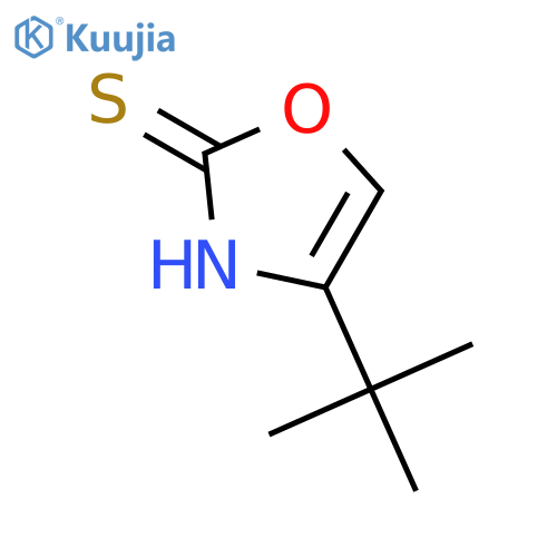 4-tert-butyl-1,3-oxazole-2-thiol structure