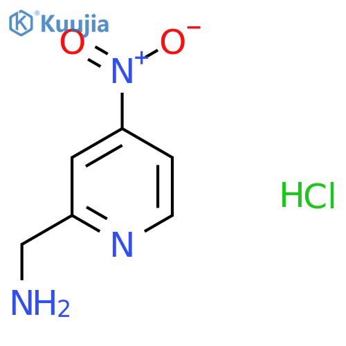 4-nitro-2-Pyridinemethanamine hydrochloride structure